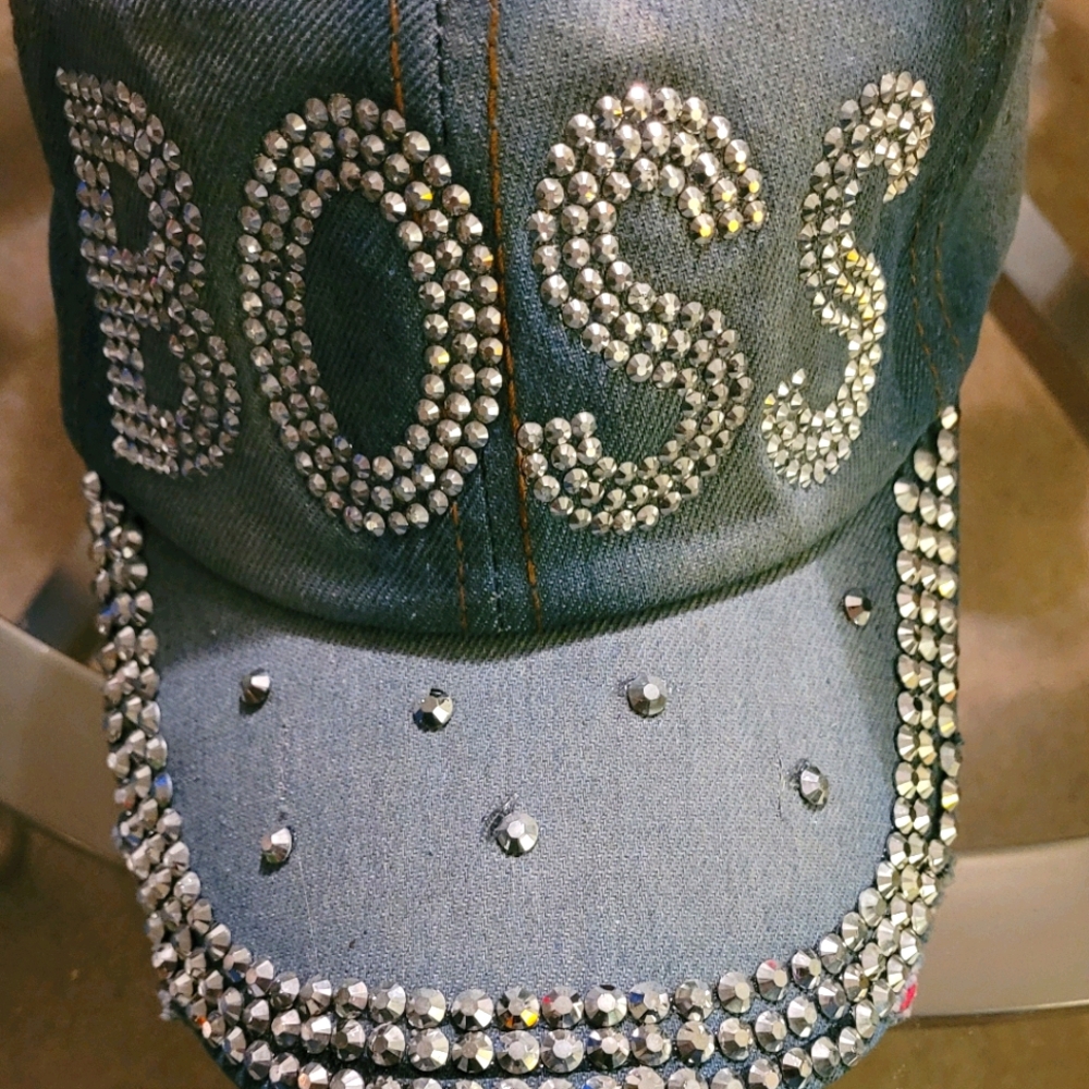 Hat! "Fancy JEAN B-BALL CAP***BOSS**